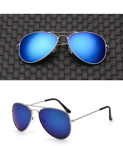 Polarized Aviator Sunglasses for Men & Women – UV400 Protection, Anti-Reflective Lenses, Scratch-Resistant Metal Frame