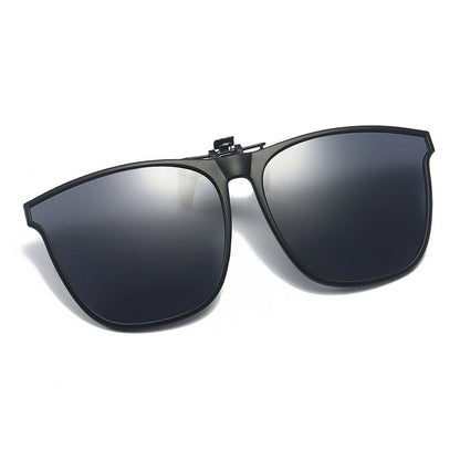 Polarized Clip-On Sunglasses for Prescription Glasses – Flip-Up Magnetic Lens Attachment UV400 Protection for Driving Outdoor Activities Eye