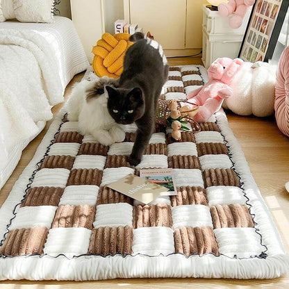 Chenille Pet Blanket with Non-Slip Backing – Plush Furniture Protector for Dogs & Cats – Machine Washable Couch Cover
