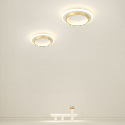 Round Flush Mount LED Light 2 in Low Profile for Bedroom Hallway Living Room Kitchen Entry Modern Ultra Slim Disk Design 10W 20W Integrated