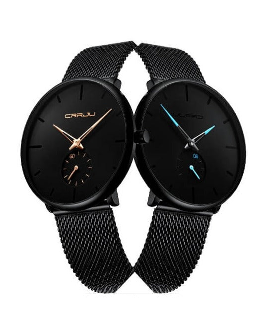 Men's Minimalist Quartz Wristwatch with Hardlex Crystal & Water Resistance for Business Casual Everyday Wear