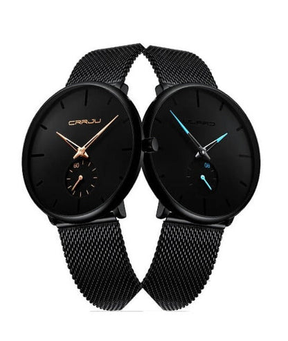 Men's Minimalist Quartz Wristwatch with Hardlex Crystal & Water Resistance for Business Casual Everyday Wear