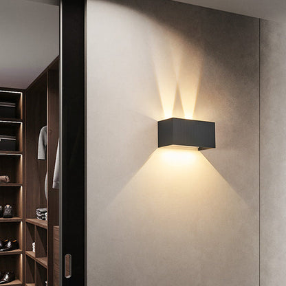 LED Sconce Light Fixture 12W Integrated Aluminum 8×4 Inch Indoor Lighting Bedroom Entryway Corridor Accent