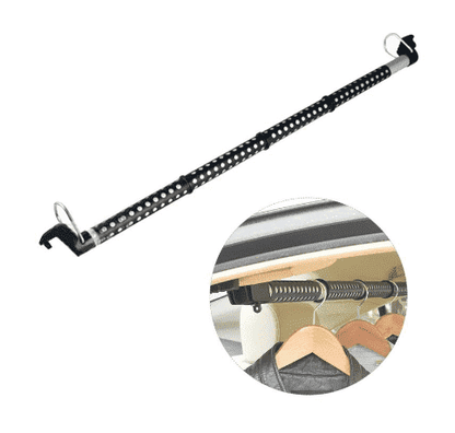 Expandable Clothing Rack for Cars | Telescopic Hanger Bar for Travel