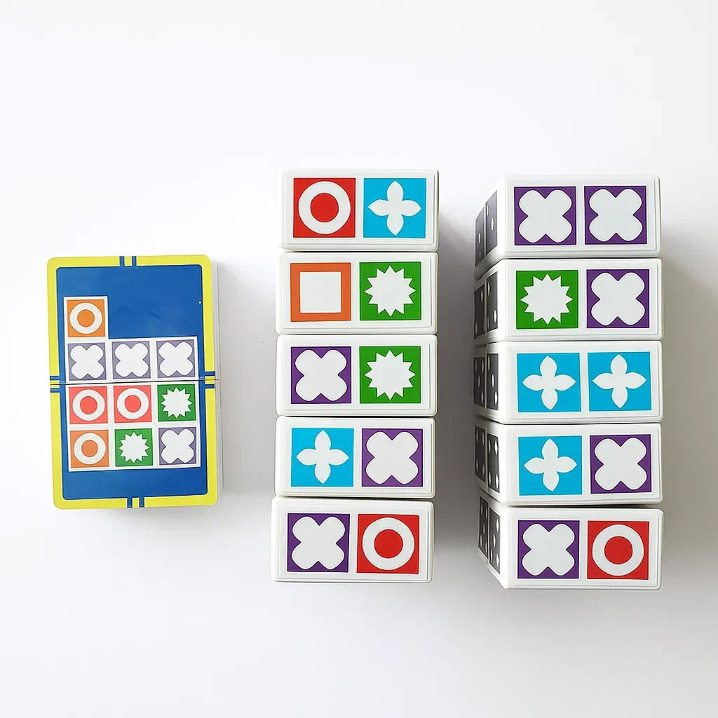 Fast-Paced Matching Puzzle Game for Kids & Adults Ages 7+ | Screen-Free Tabletop Challenge for 1-4 Players | Portable Travel-Size Strategy G