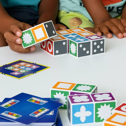 Fast-Paced Matching Puzzle Game for Kids & Adults Ages 7+ | Screen-Free Tabletop Challenge for 1-4 Players | Portable Travel-Size Strategy G