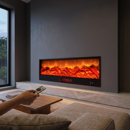 HEARTHRECESS – LED Fireplace Light for Cozy Heated Glow