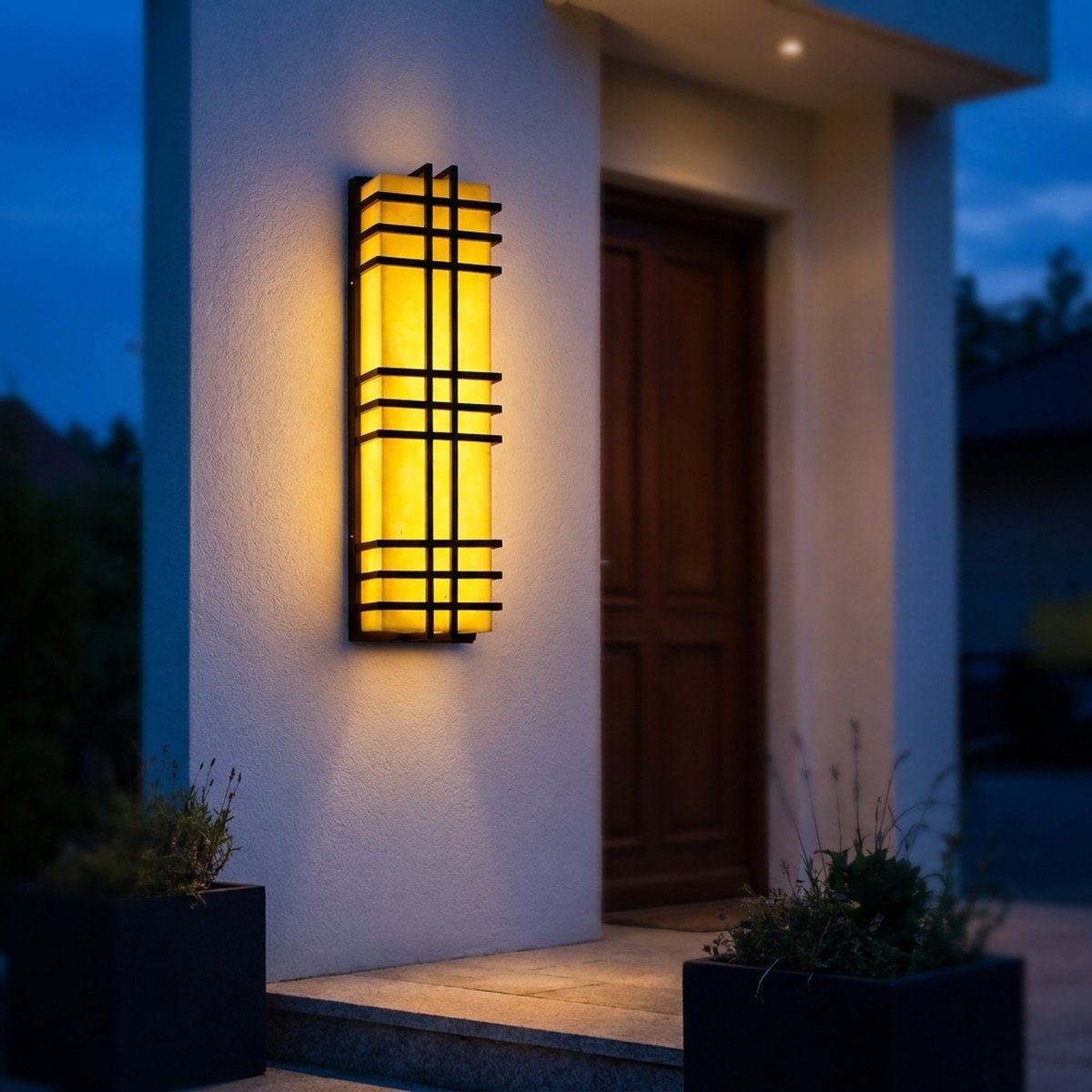 ARCHHALO – Architectural Wall Sconce for Soft Amber Glow