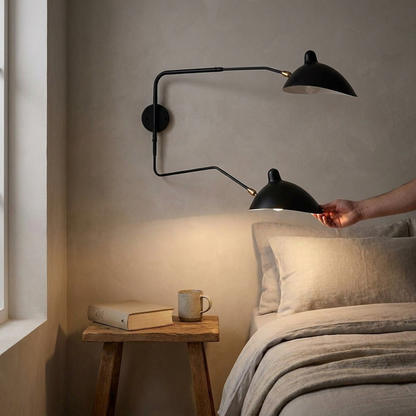REACHVIA – Swing Arm Wall Lamp for Flexible Nighttime Lighting