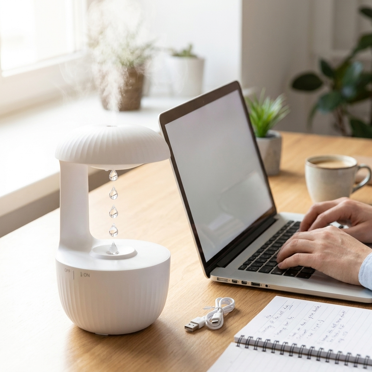 AEROLIFT – Levitating Humidifier for Serene Indoor Air