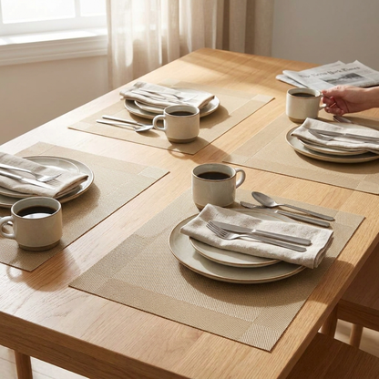 DINEBELLE – Woven Placemats for Elegant Table Styling