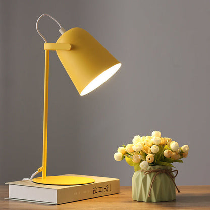Metal Accent Light 12 Inch Iron Task Lamp with Bucket Shade E27 Socket for Nightstand Desktop Office Corner Home