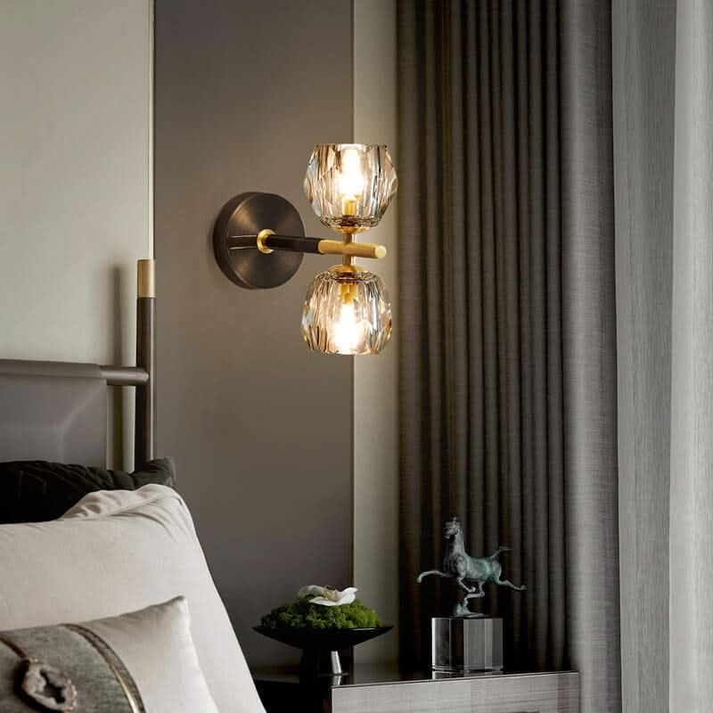 COPRIELLE – Crystal Wall Sconce for Elegant Glow