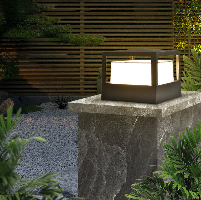 Waterproof LED Sconce for Exterior Entryways, Decks & Yards – Compact Hardwired Black Aluminum Fixture with Integrated Chip, 110-120V