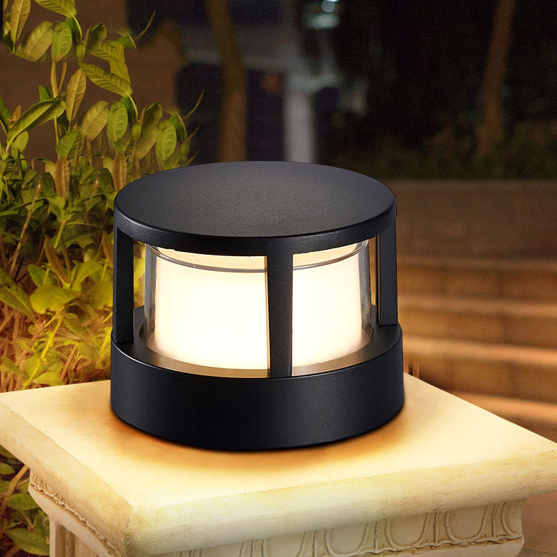 Weatherproof LED Outdoor Wall Light – Square & Round Industrial Fixture for Patio, Garden, Pathway
