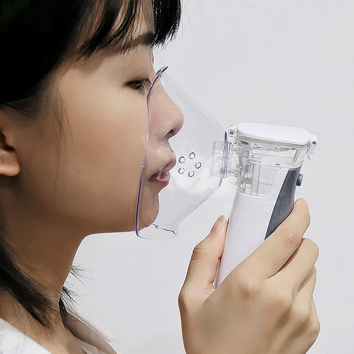 Handheld Mesh Atomizer for Respiratory Medication – Cordless & Quiet Breathing Treatment Device for Home & Travel