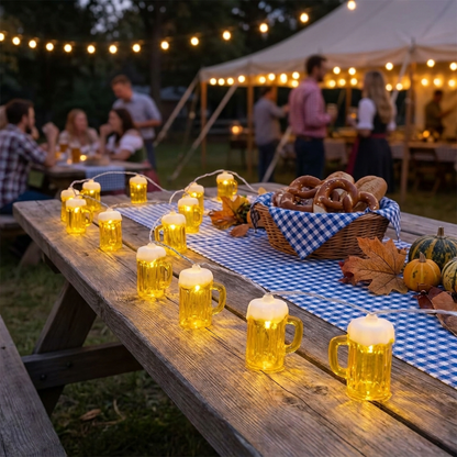BREWGLOW – Beer Mug LED Top for Festive Ambient Lighting