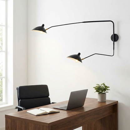 REACHVIA – Swing Arm Wall Lamp for Flexible Nighttime Lighting
