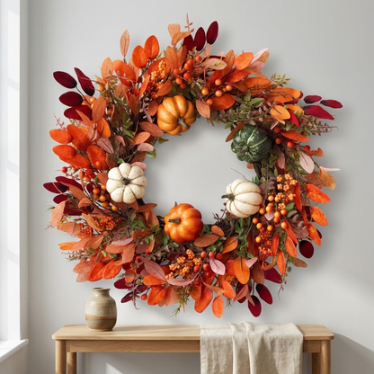 HARVESTGRACE – Autumn Wreath for Timeless Fall Charm