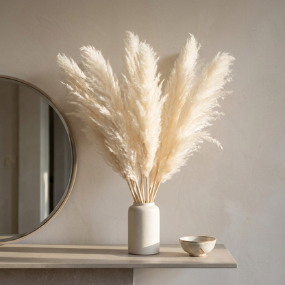 PLUMENEST – Pampas Grass Stems for Cozy Decorative Character
