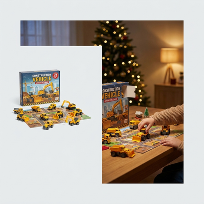 BUILDERCOUNT – Construction Vehicle Advent Calendar for Daily Discovery