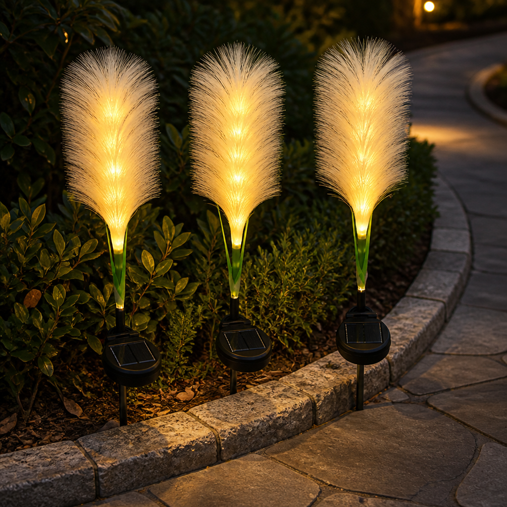 PAMPASGLOW – Solar Garden Lights for Warm Outdoor Ambience