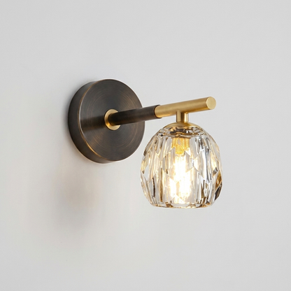 COPRIELLE – Crystal Wall Sconce for Elegant Glow