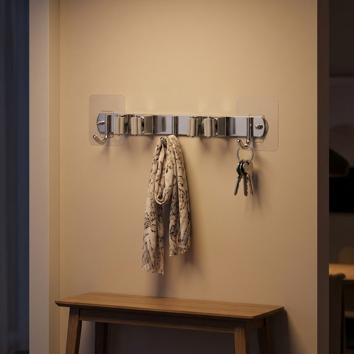HOLDNEX – Transparent Wall Hooks for Strong Everyday Support