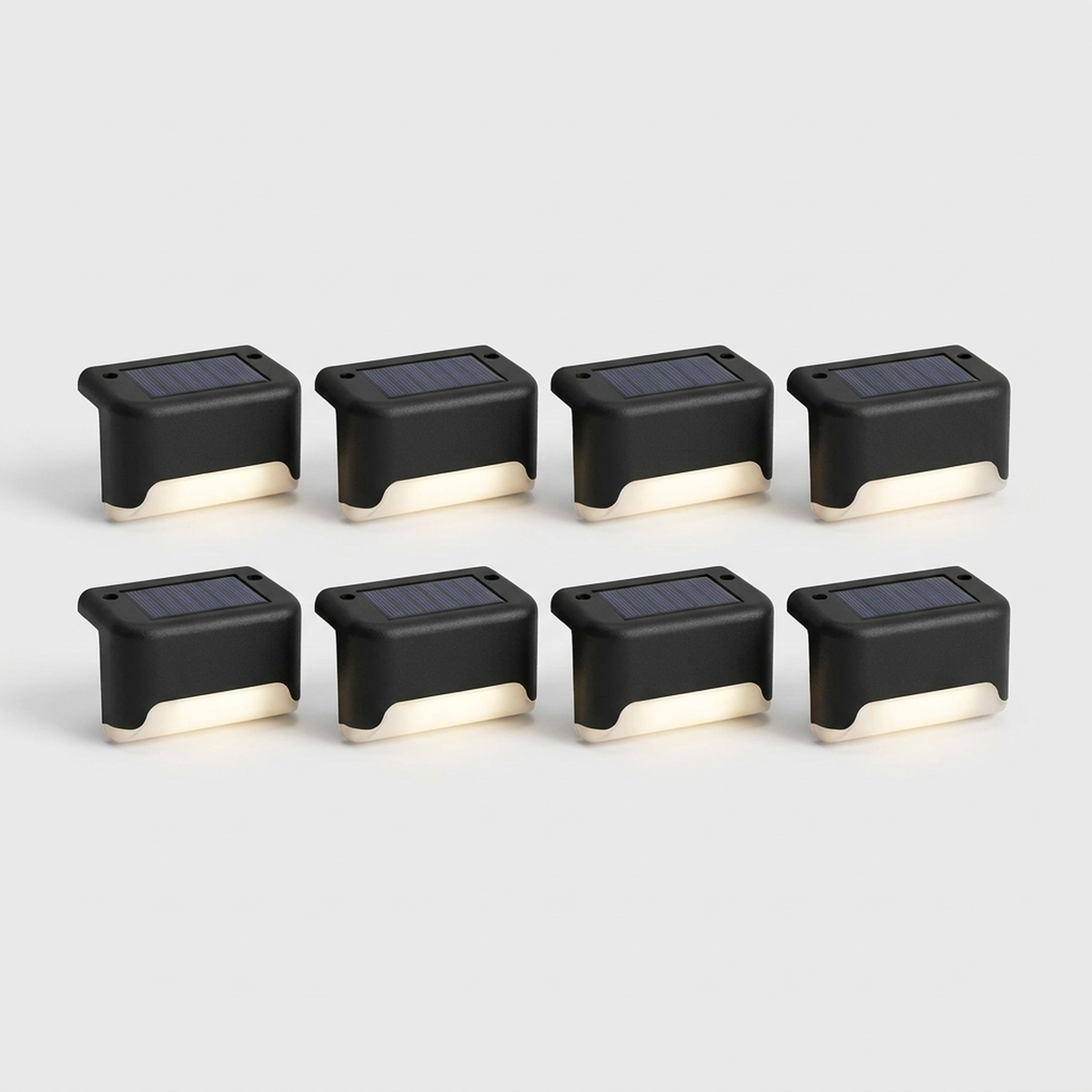 STEPGLINT – Solar Step Lights 8-Piece Set for Automatic Evening Lighting