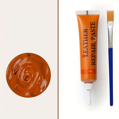 Leather & Vinyl Repair Kit for Couches, Car Interiors & Upholstery – 12 Color Options for Furniture Touch-Ups