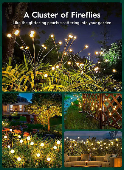 Solar Outdoor Pathway Stake Light White Modern LED Garden Lamp Auto On/Off 6 8 10 LEDs Wireless Walkway Patio Yard Deck Lighting