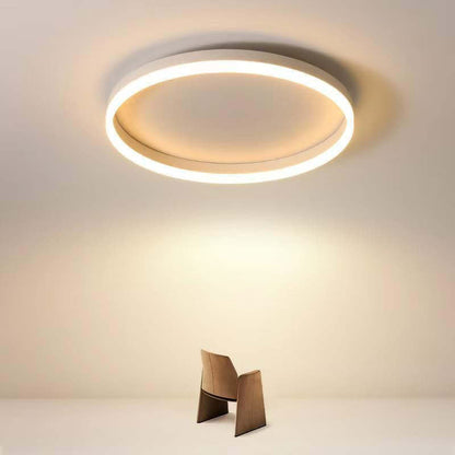 20 in Dimmable LED Ceiling Light with Remote Iron & Acrylic Fixture for Bedrooms Hallways Living Rooms Modern Low-Profile Design