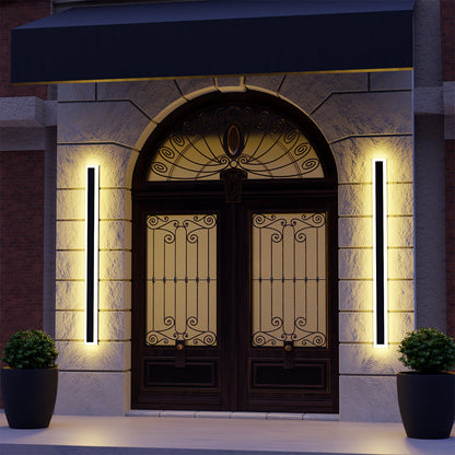 Weather-Resistant LED Outdoor Wall Light with Acrylic Panel for Entryway & Patio