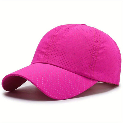 Breathable Mesh Baseball Cap with UV Protection for Outdoor Sports, Hiking, Running & Cycling | Lightweight Fast-Drying Summer Hat for