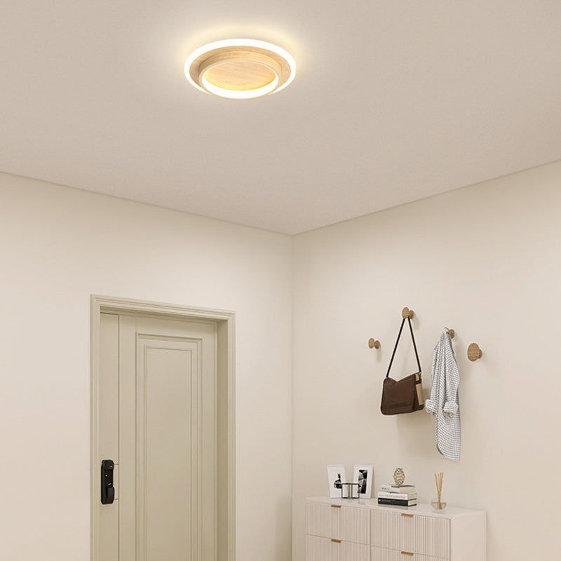Round Flush Mount LED Light 2 in Low Profile for Bedroom Hallway Living Room Kitchen Entry Modern Ultra Slim Disk Design 10W 20W Integrated