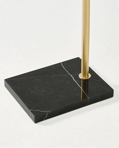 Arched Metal Reading Lamp with Marble Base 76 in Height for Living Room & Bedroom