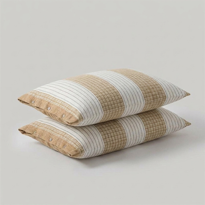 CHECKBELLE – Striped Pillowcases for Graceful Bed Styling