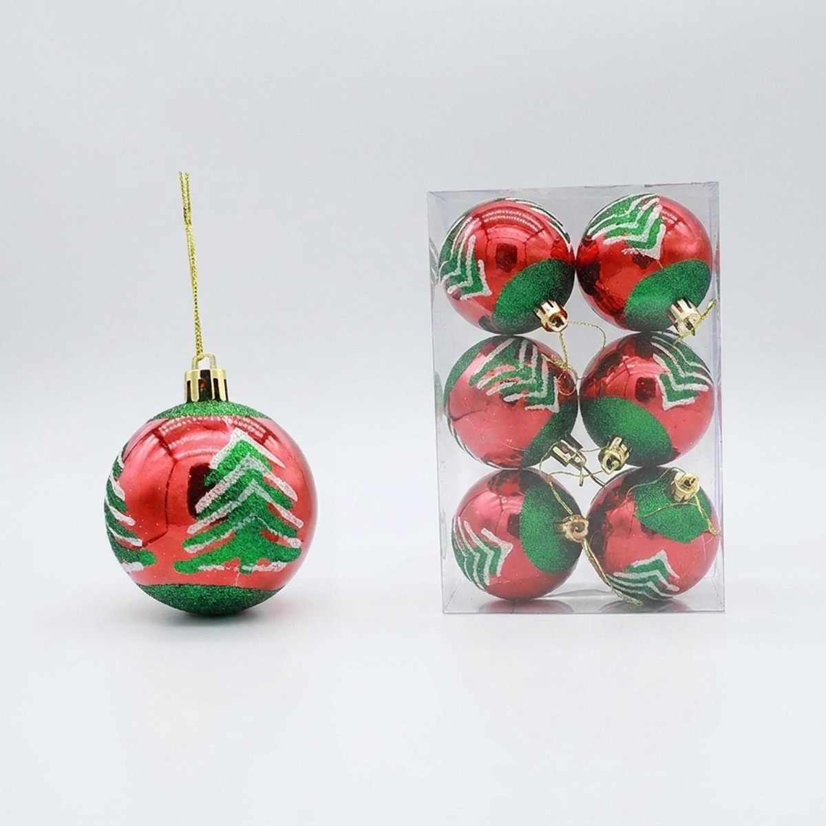 FLAKEORN – Christmas Table Baubles Set for Elegant Holiday Decor