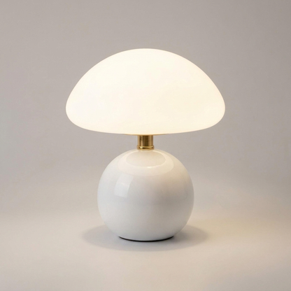 CAPLORA – Modern Mushroom Table Lamp for Gentle Ambient Glow