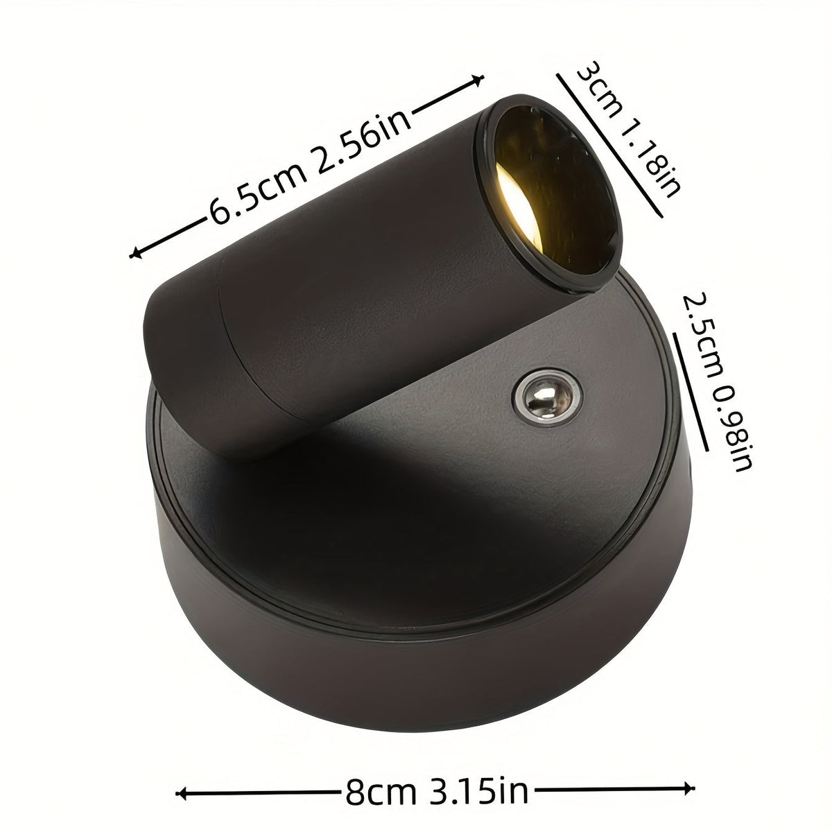 Rechargeable LED Accent Spotlight with Touch Dimmer for Artwork, Plants & Shelf Displays
