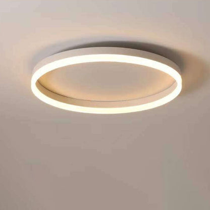 20 in Dimmable LED Ceiling Light with Remote Iron & Acrylic Fixture for Bedrooms Hallways Living Rooms Modern Low-Profile Design