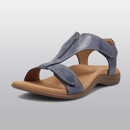 Women's Orthopedic T-Strap Sandals with Adjustable Arch Support and Memory Foam Footbed for All-Day Comfort