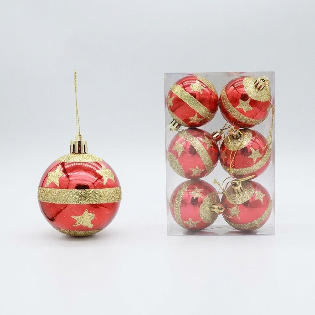 FLAKEORN – Christmas Table Baubles Set for Elegant Holiday Decor