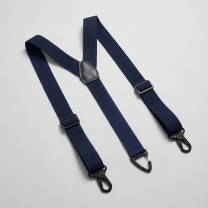 CLIPLOCK – Carabiner Clip Suspenders for a Secure Fit