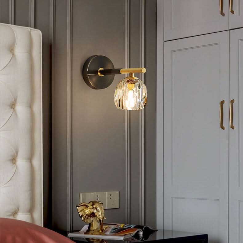 COPRIELLE – Crystal Wall Sconce for Elegant Glow