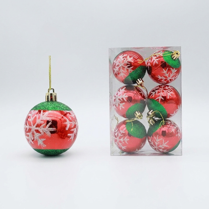 FLAKEORN – Christmas Table Baubles Set for Elegant Holiday Decor