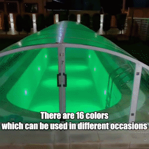 Magnetic Waterproof LED Pool Light with Remote Control & 12 Colors | Floating Pool Lights for Vibrant Nighttime Ambiance