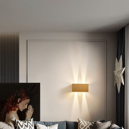 LED Sconce Light Fixture 12W Integrated Aluminum 8×4 Inch Indoor Lighting Bedroom Entryway Corridor Accent
