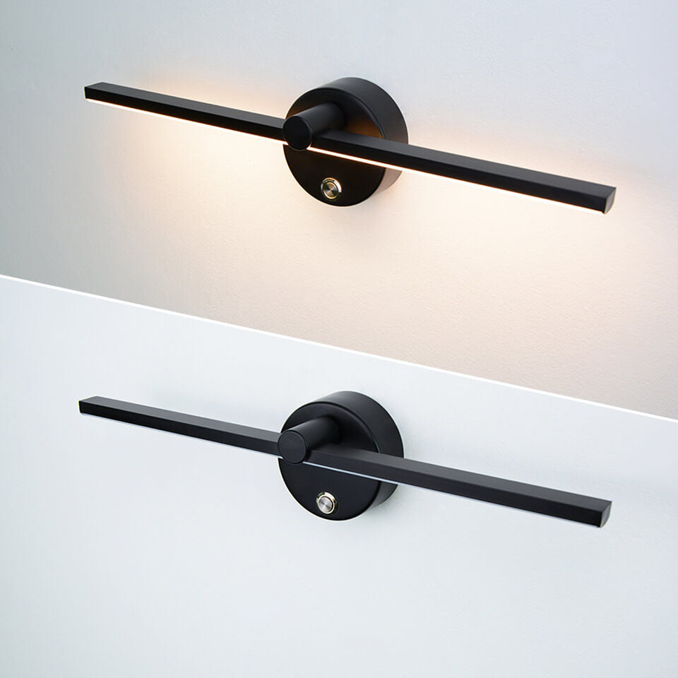 LED Sconce Light Fixture 16 Inch Aluminum Contemporary Hardwired for Bedroom Study Hallway Reading Task Lighting Integrated 800 Lumens
