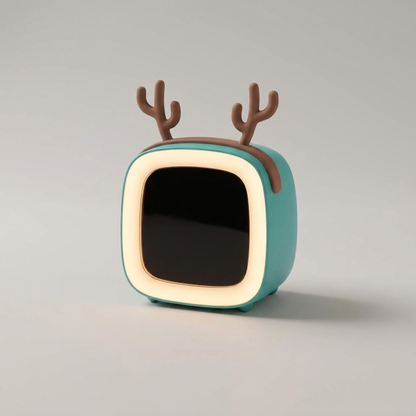 SNOOZETAIL – Animal LED Alarm Clock Night Light for Peaceful Bedtimes